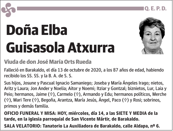 Elba Guisasola Atxurra