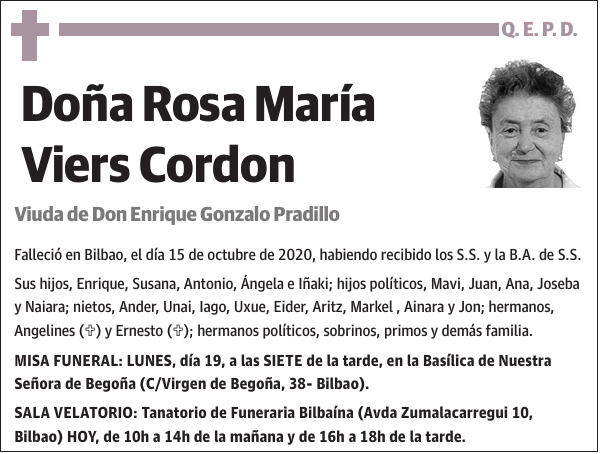 Rosa María Viers Cordon