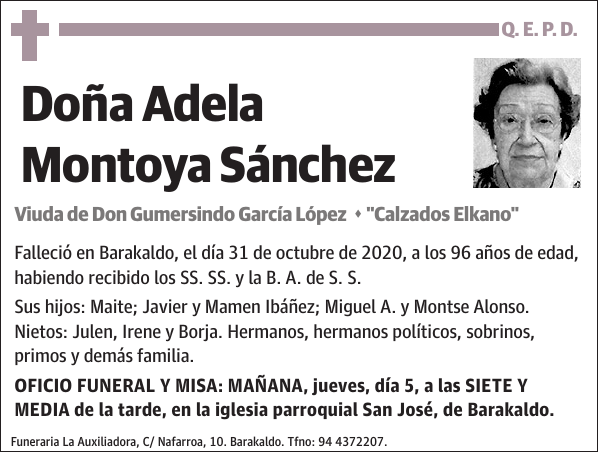 Adela Montoya Sánchez