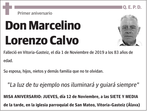 Marcelino Lorenzo Calvo