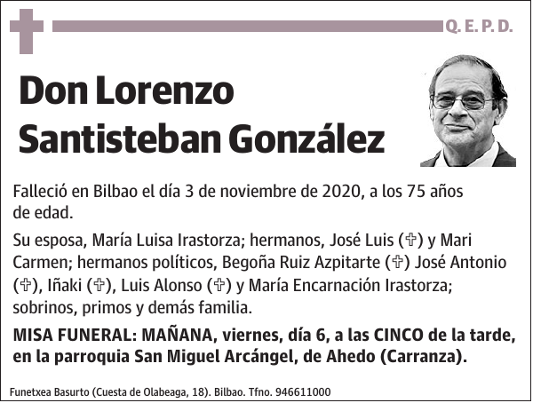 Lorenzo Santisteban González