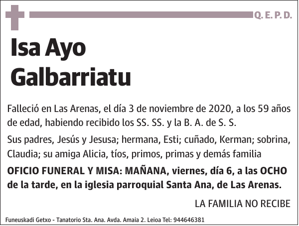 Isa Ayo Galbarriatu