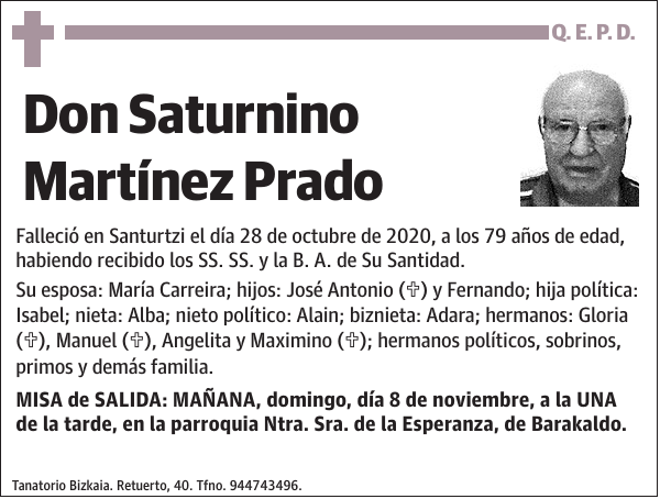 Saturnino Martínez Prado