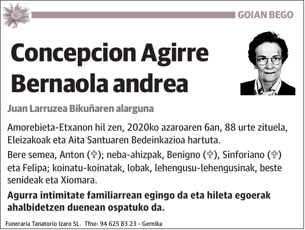 Concepcion Agirre Bernaola