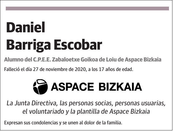 Daniel Barriga Escobar
