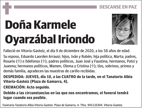 Karmele Oyarzábal Iriondo