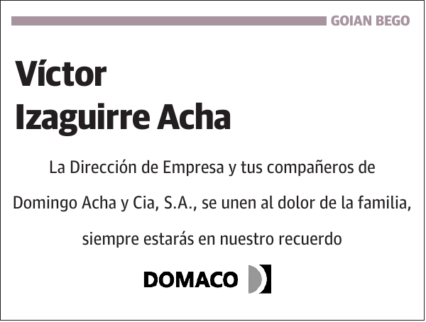 Víctor Izaguirre Acha