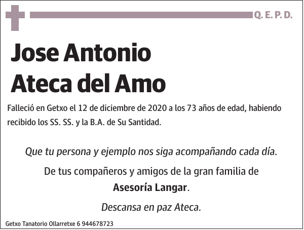 Jose Antonio Ateca del Amo