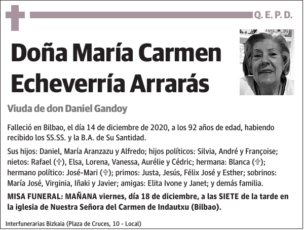 María Carmen Echeverría Arrarás