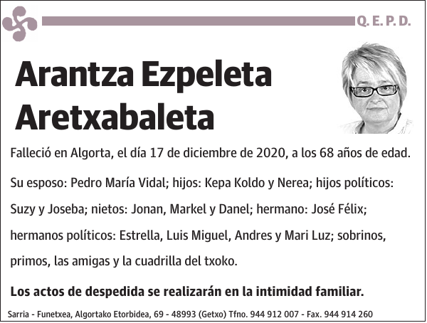 Arantza Ezpeleta Aretxabaleta