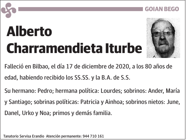 Alberto Charramendieta Iturbe