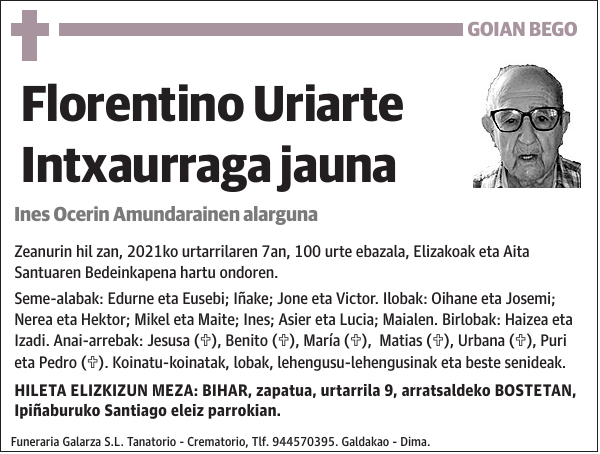 Florentino Uriarte Intxaurraga