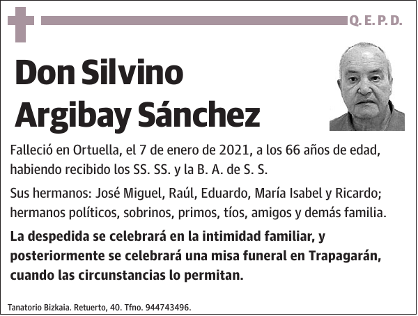Silvino Argibay Sánchez