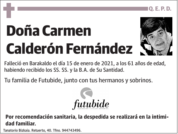 Carmen Calderón Fernández