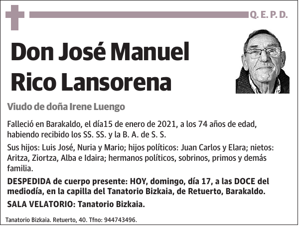 José Manuel Rico Lansorena