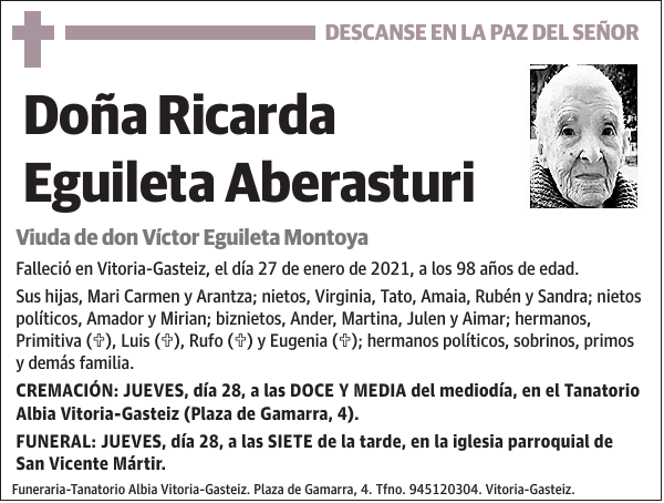 Ricarda Eguileta Aberasturi
