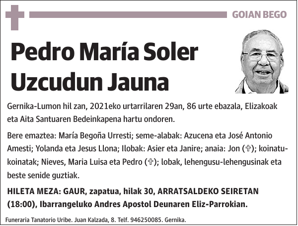Pedro María Soler Uzcudun