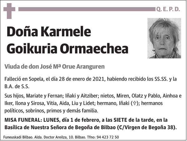 Karmele Goikuria Ormaechea