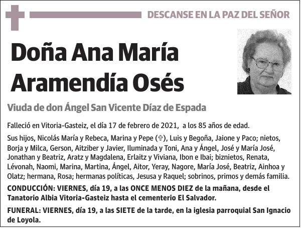 Ana María Aramendía Osés
