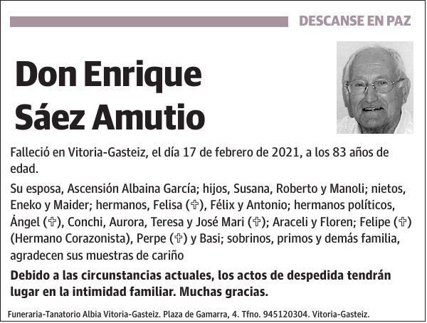 Enrique Sáez Amutio