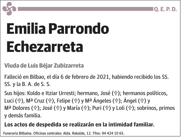 Emilia Parrondo Echezarreta