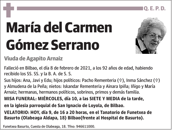 María del Carmen Gómez Serrano