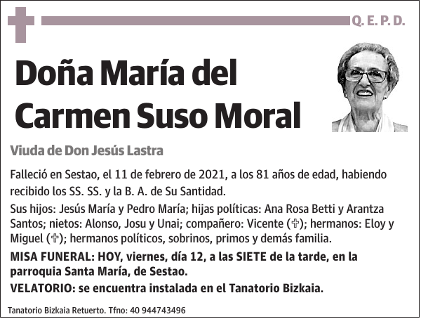 María del Carmen Suso Moral