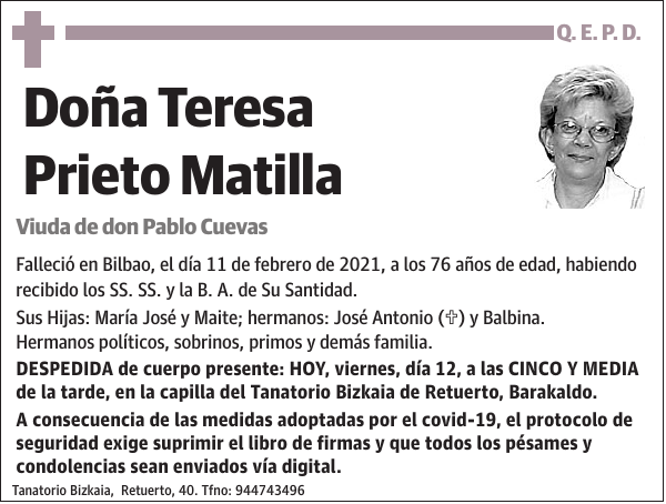 Teresa Prieto Matilla