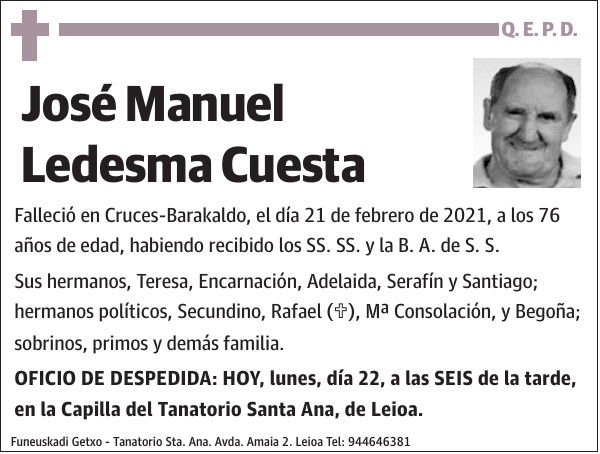 José Manuel Ledesma Cuesta