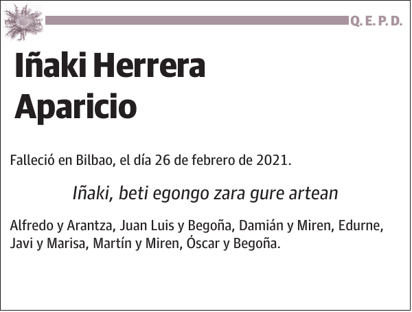 Iñaki Herrera Aparicio