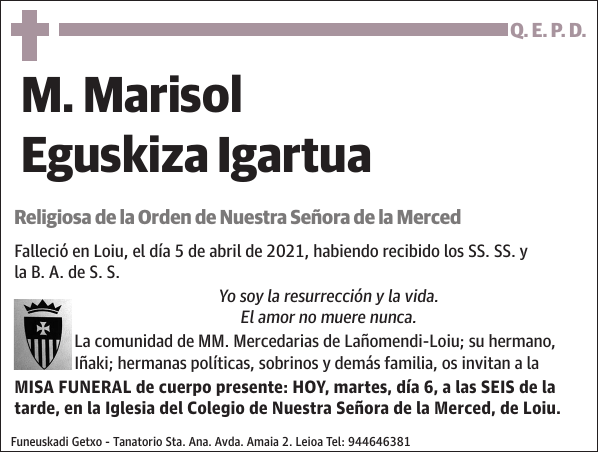 M. Marisol Eguskiza Igartua