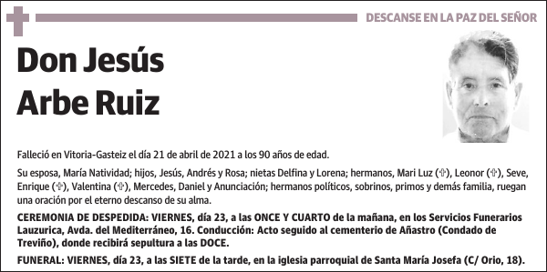 Jesús Arbe Ruiz