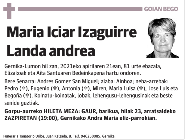 Maria Iciar Izaguirre Landa