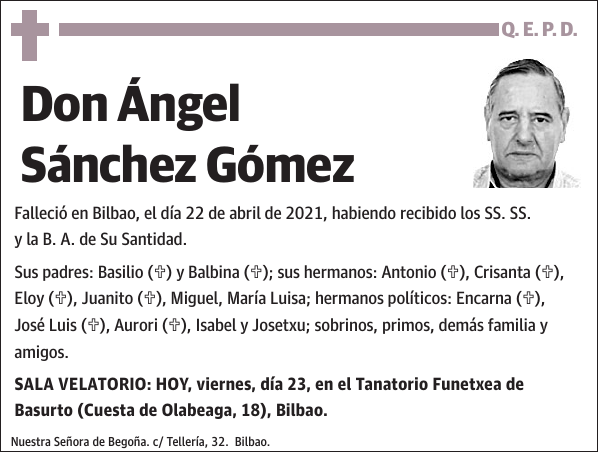 Ángel Sánchez Gómez