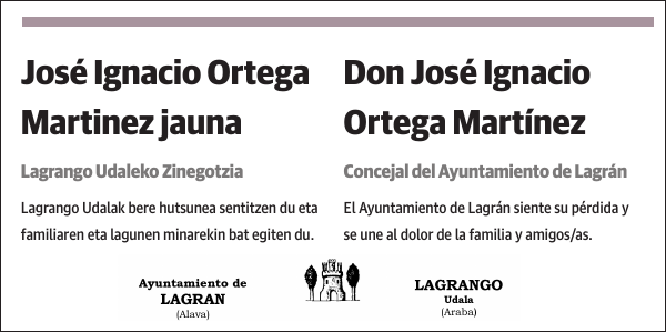 José Ignacio Ortega Martinez