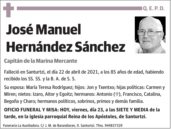 José Manuel Hernández Sánchez