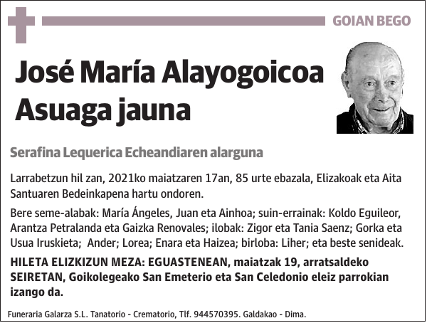 José María Alayogoicoa Asuaga