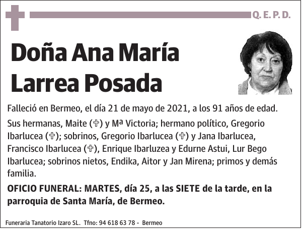 Ana María Larrea Posada