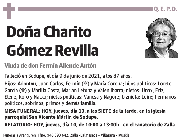 Charito Gómez Revilla