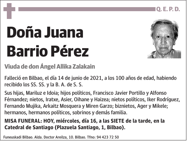 Juana Barrio Pérez