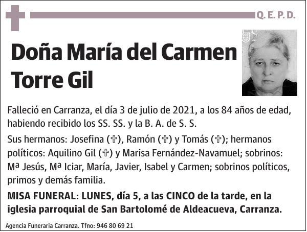 María del Carmen Torre Gil