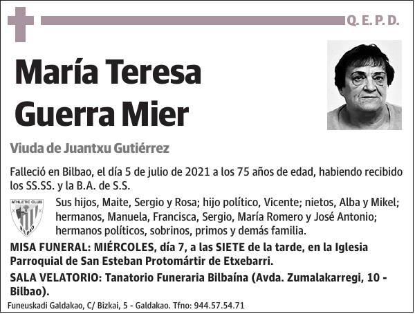 María Teresa Guerra Mier