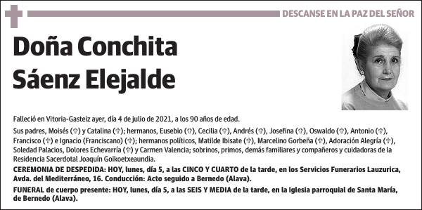 Conchita Sáenz Elejalde