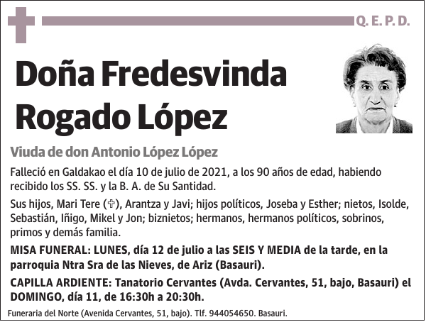 Fredesvinda Rogado López