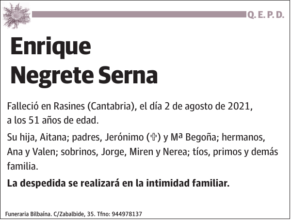 Enrique Negrete Serna