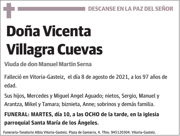 Vicenta Villagra Cuevas