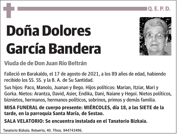 Dolores García Bandera