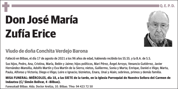 José María Zufía Erice