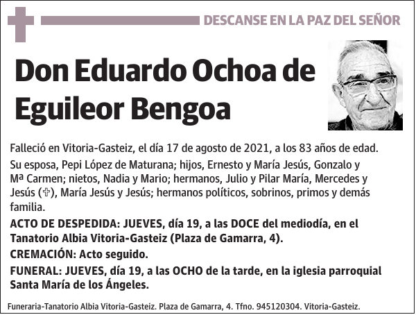 Eduardo Ochoa de Eguileor Bengoa