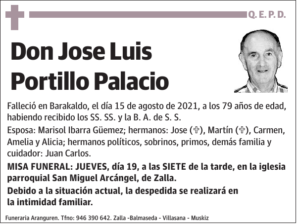 Jose Luis Portillo Palacio
